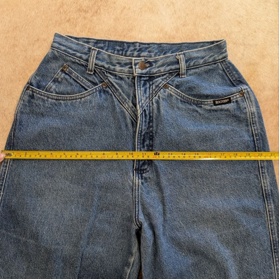 Vintage 1990s High Rise Rockies Bareback Jeans Size 11/12
