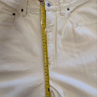 Vintage 1990s Charmonix High Rise Butter Yellow Straight Leg Jeans Size 12L