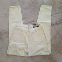 Vintage 1990s Charmonix High Rise Butter Yellow Straight Leg Jeans Size 12L