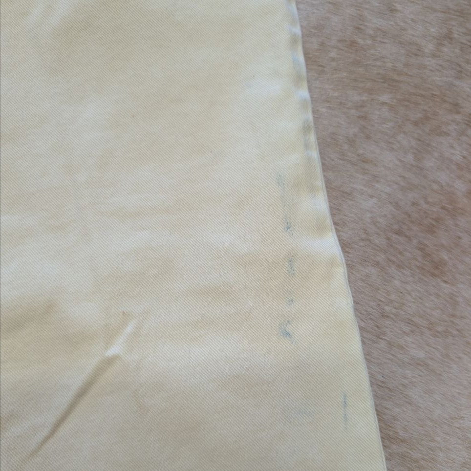 Vintage 1990s Charmonix High Rise Butter Yellow Straight Leg Jeans Size 12L
