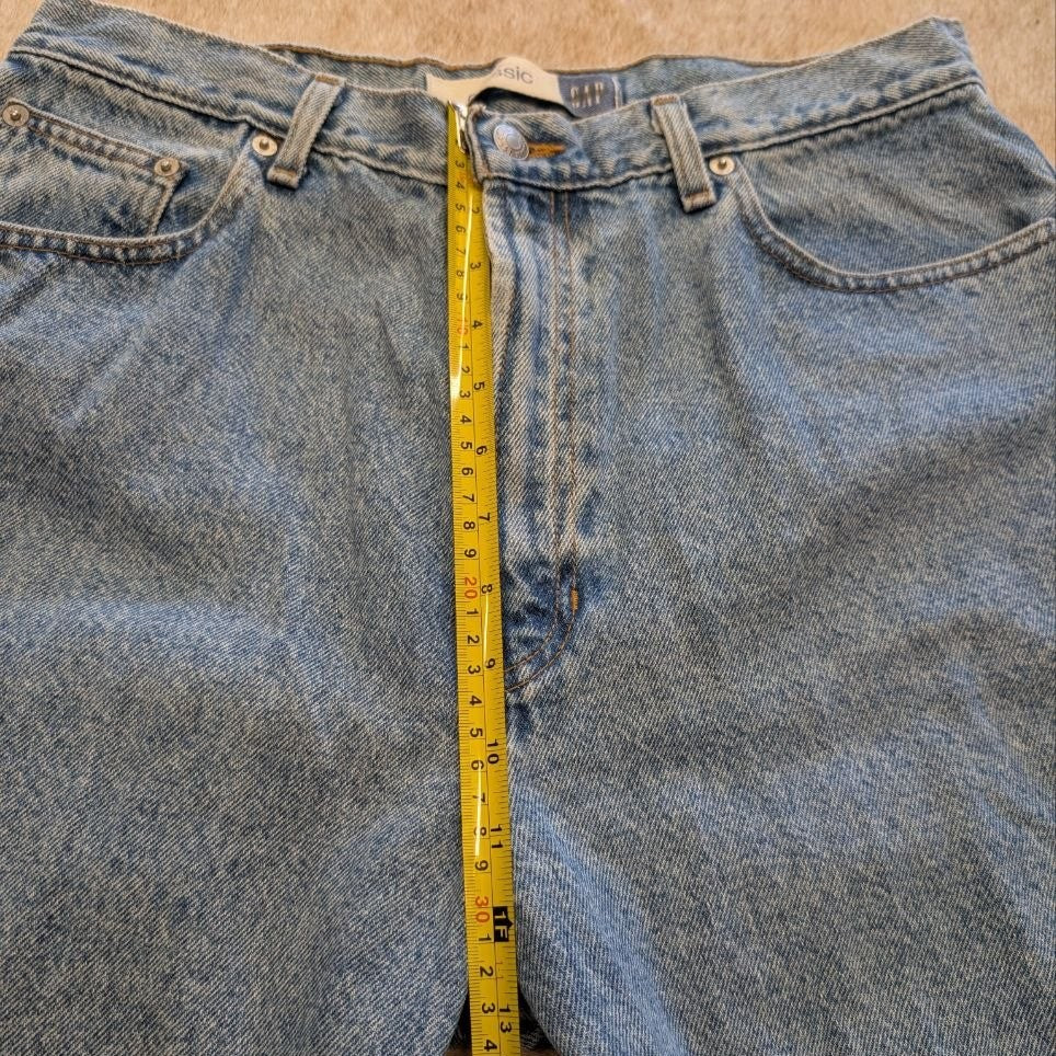 Vintage 1990s High Rise Gap Ankle Jeans Size 16