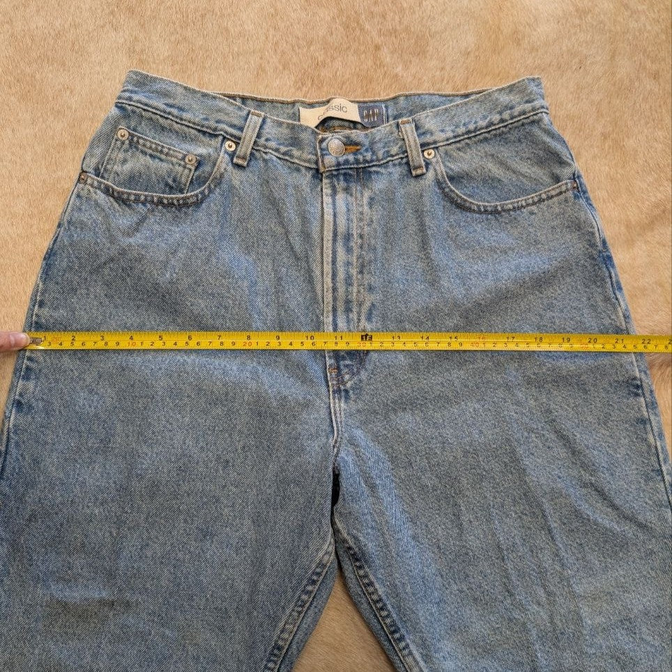Vintage 1990s High Rise Gap Ankle Jeans Size 16
