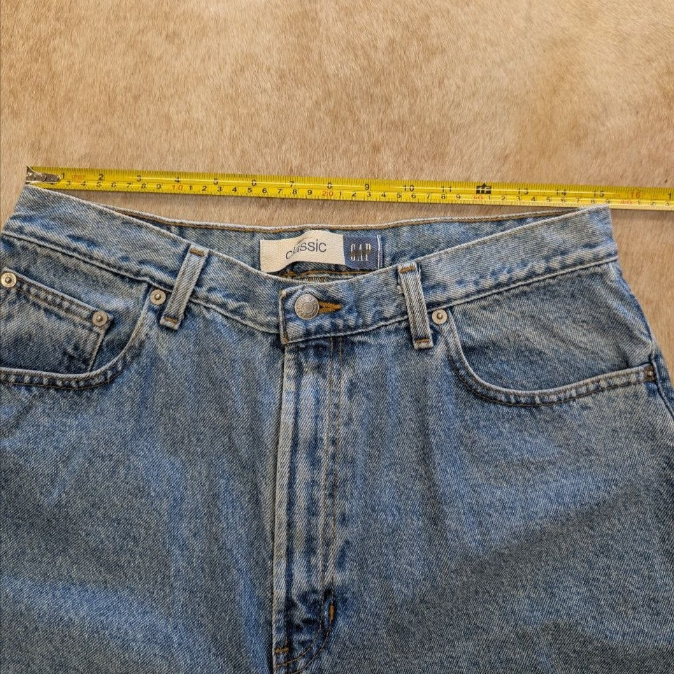 Vintage 1990s High Rise Gap Ankle Jeans Size 16