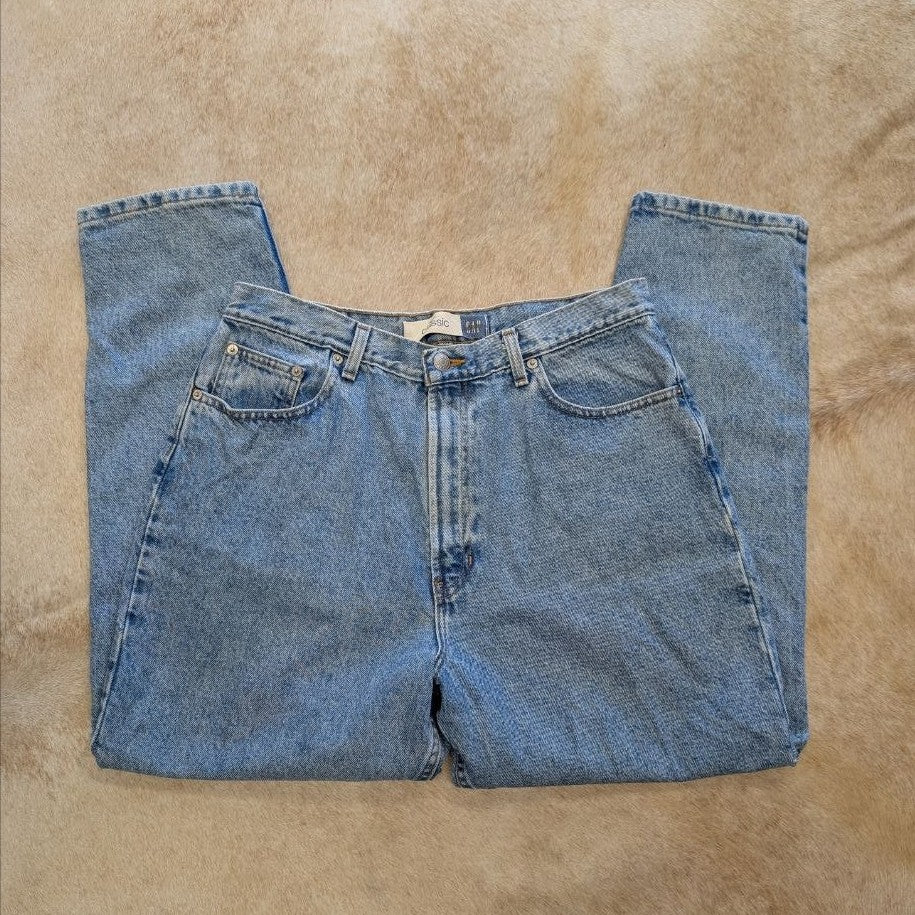 Vintage 1990s High Rise Gap Ankle Jeans Size 16