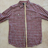 Red And Green Plaid Lauren Ralph Lauren Button Down Shirt Size M