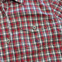 Red And Green Plaid Lauren Ralph Lauren Button Down Shirt Size M