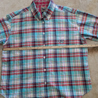 Plaid Cruel Girl Button Down Shirt Size L