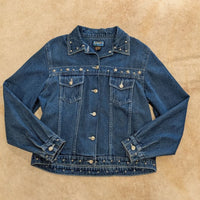 Vintage 1990s Studded Silverlake Denim Jacket Size L